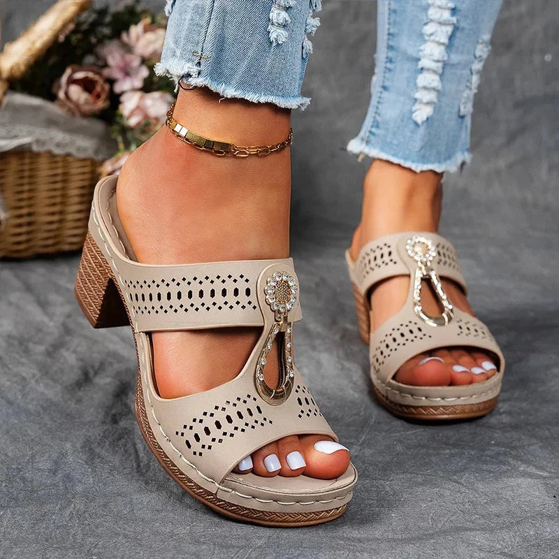Sandalias Elegantes Arena